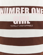 Oversized Printed T-shirt | Brown