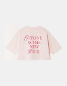 Oversized Printed T-Shirt | Pink