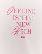 Oversized Printed T-Shirt | Pink
