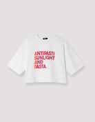 Oversized Printed T-Shirt | White