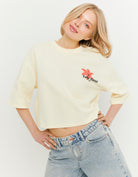 Oversized Printed T-Shirt | Yellow
