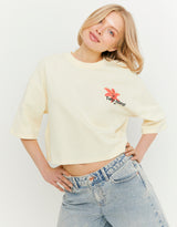 Oversized Printed T-Shirt | Yellow
