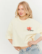 Oversized Printed T-Shirt | Yellow