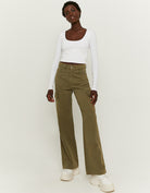 Cropped Basic T?Shirt | White