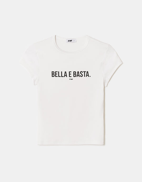 Printed T-shirt | White