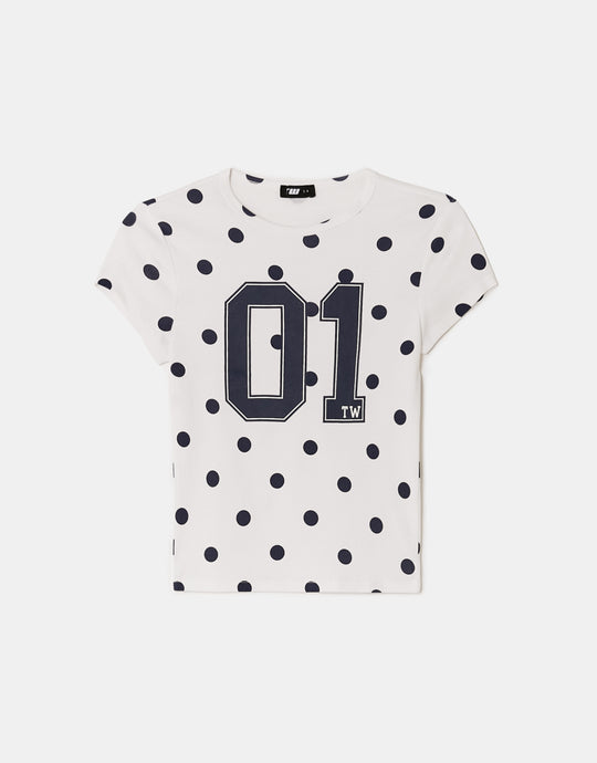 Printed T-Shirt | White