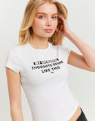 Printed T-Shirt | White