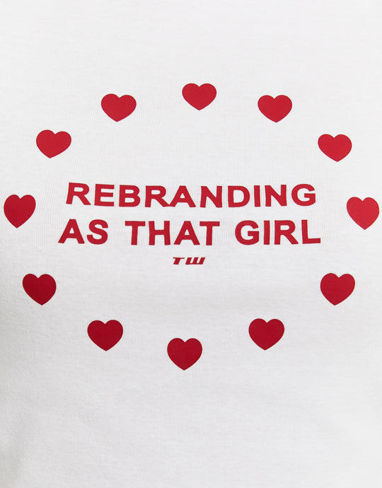 Printed T-Shirt | White