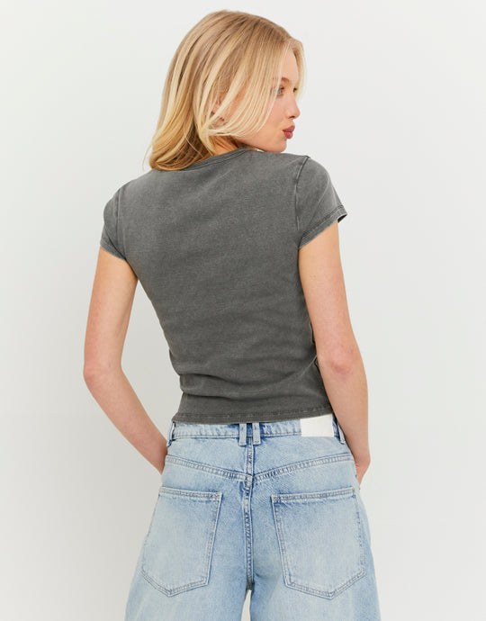 Printed T-shirt | Grey