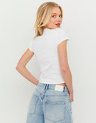 Printed T-shirt | White