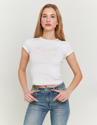 T-shirt with Print | White
