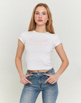 T-shirt with Print | White