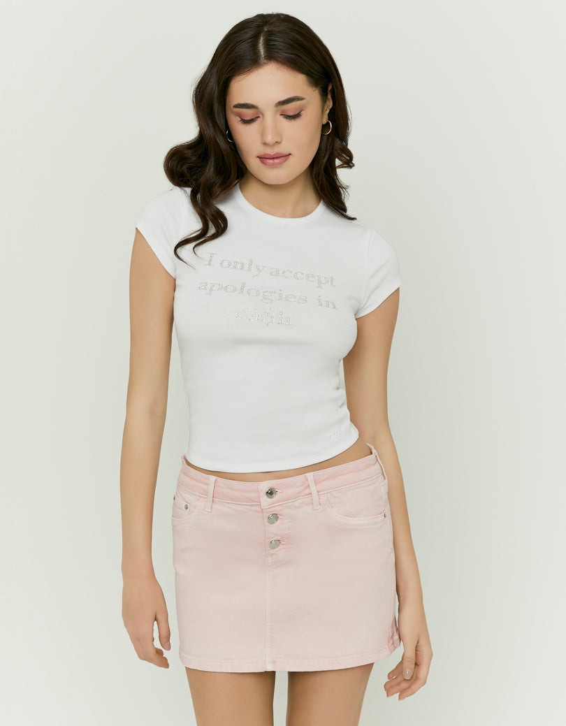Printed T-Shirt | White