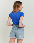 T-shirt with Print | Blue