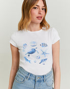 T-shirt with Print | White