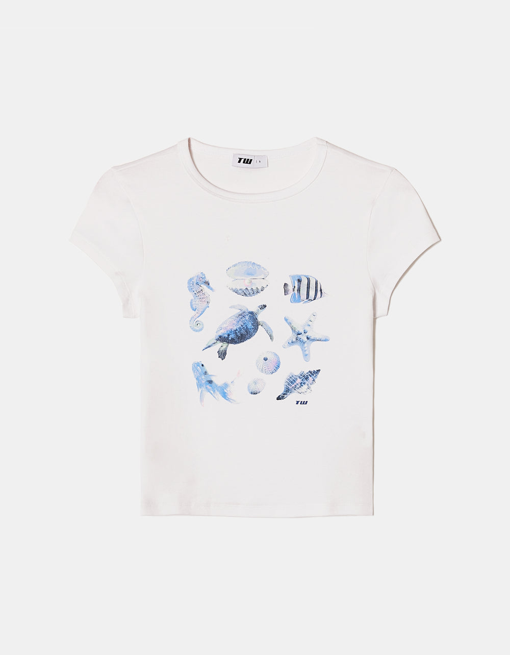 T-shirt with Print | White