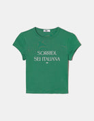 T-shirt with Print | Green