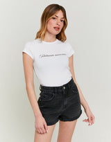 T-shirt with Print | White