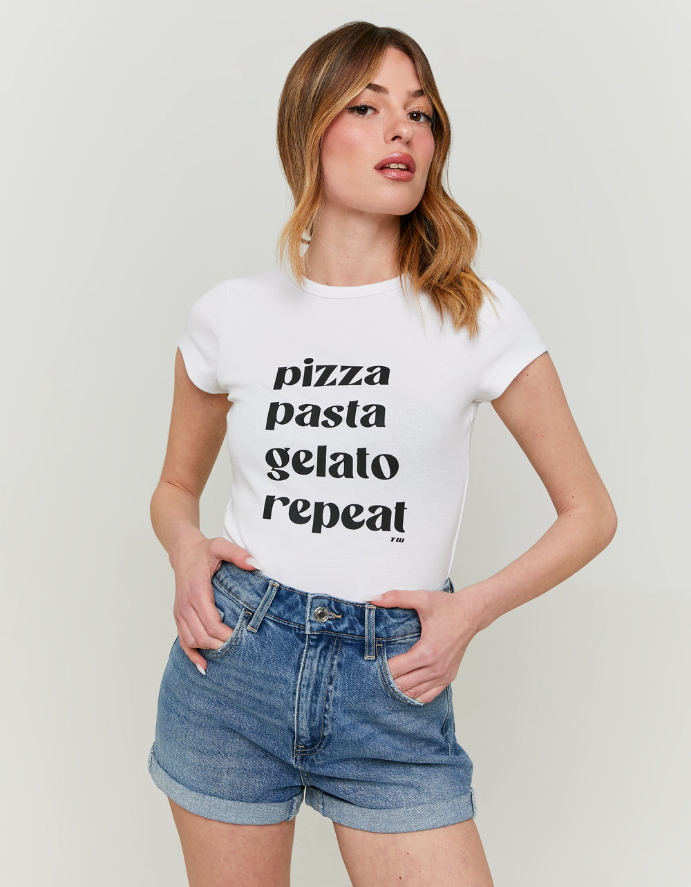 T-shirt with Print | White