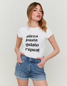 T-shirt with Print | White