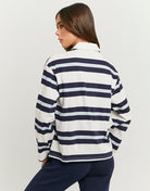 Striped Polo | Off White