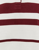 Striped Polo | Bordeau