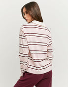 Striped Polo | Pink