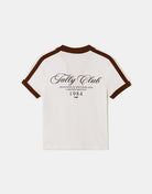 Printed Polo T-shirt | White