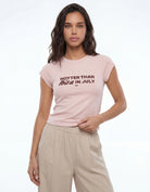 Printed T-Shirt | Pink