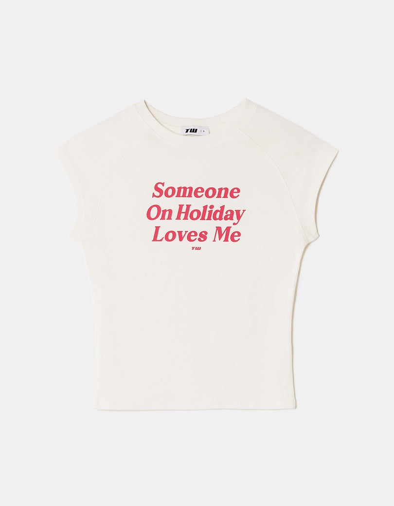 Printed T-Shirt | Off White