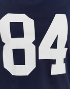 Printed T-Shirt | White-Navy