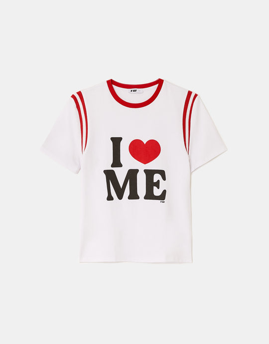 Printed T-shirt | White