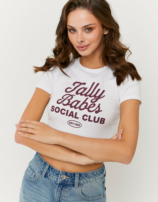 Printed T-shirt | White