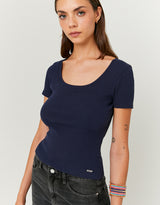 Basic Regular Fit T-shirt | Navy