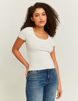 Basic Regular Fit T-shirt | Off White