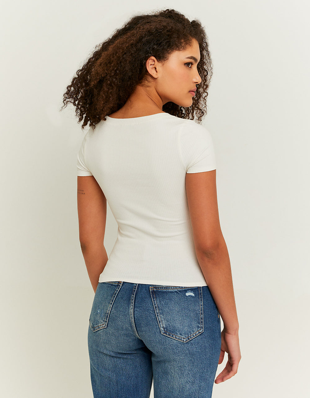 Basic Regular Fit T-shirt | Off White
