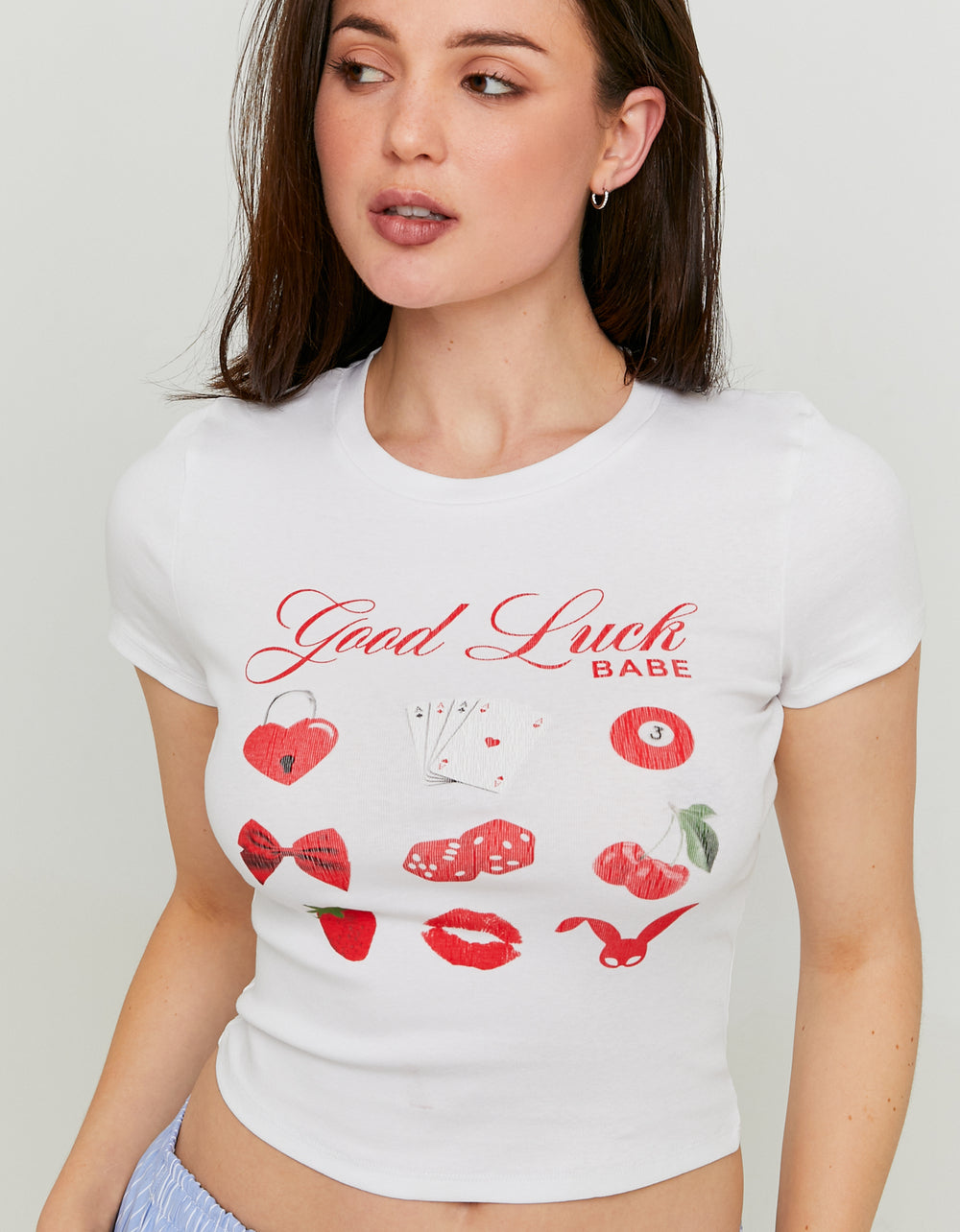 Printed T-shirt | White