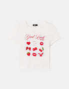 Printed T-shirt | White