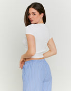 Printed T-shirt | White