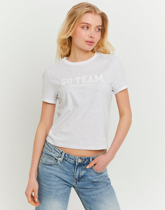 Printed T-shirt | Grey