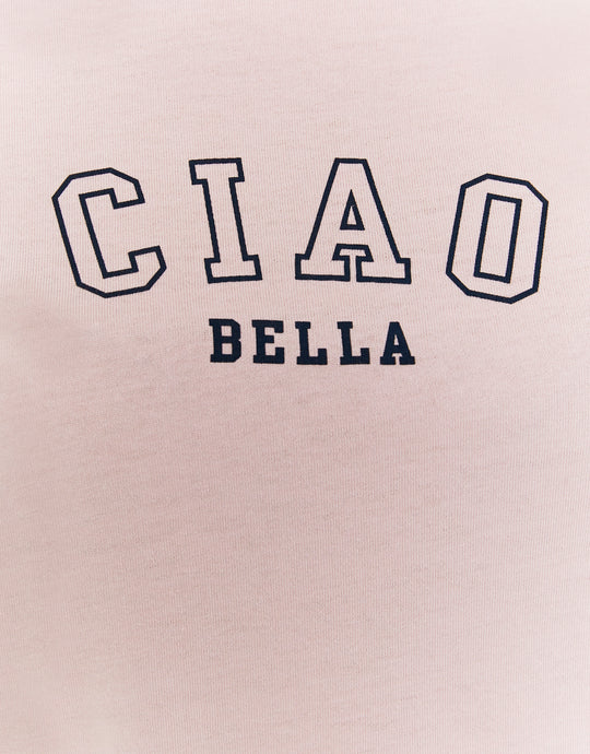 Printed T-shirt | Pink