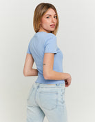 T-shirt with Print | Blue