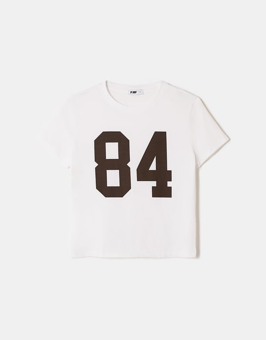 Printed T-Shirt | White
