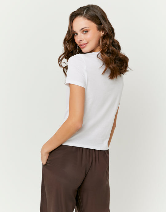 Printed T-shirt | White