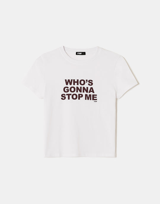 Printed T-shirt | White