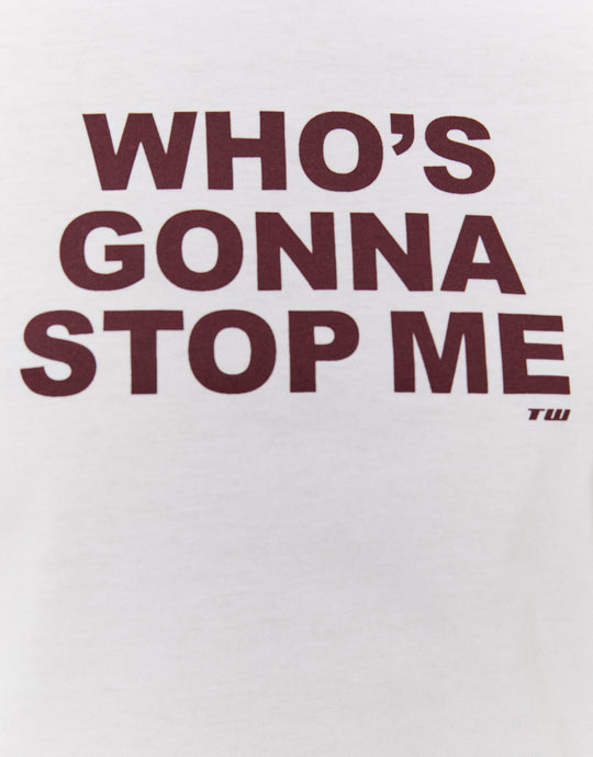 Printed T-shirt | White