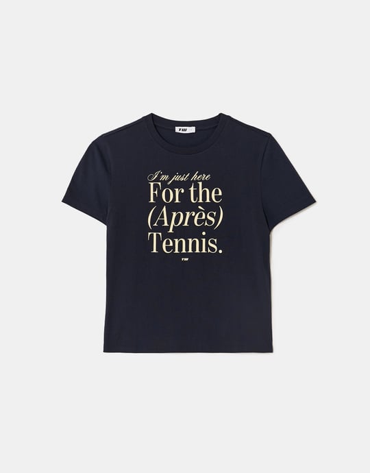 Printed T-Shirt | Navy