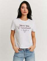 Printed T-Shirt | White