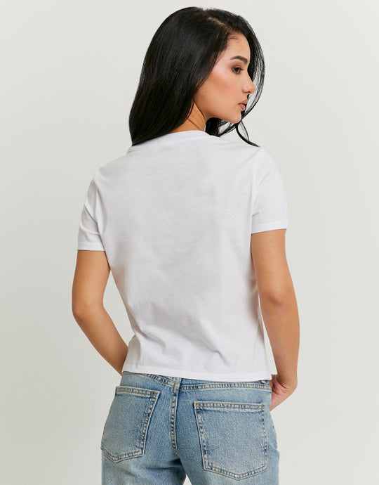 Printed T-Shirt | White