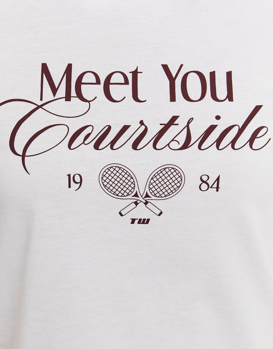 Printed T-Shirt | White